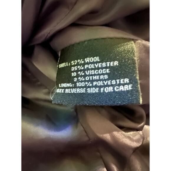 Steve Madden Wool Blend Pea Coat Jacket Women Medium Gray Neutral Minimalist - Picture 4 of 13